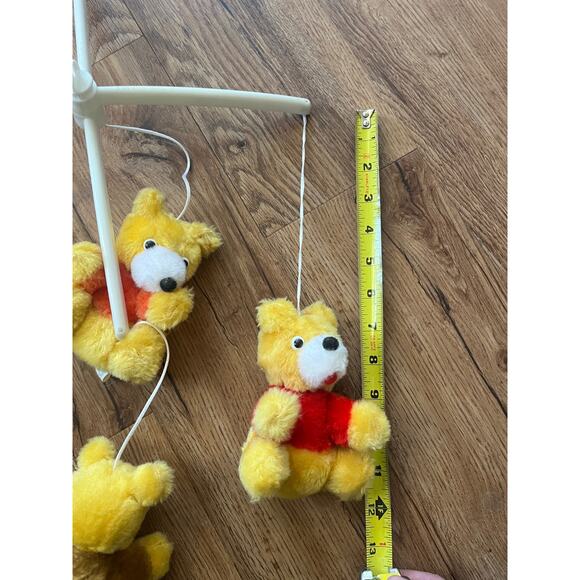 Vintage Nursery Originals Teddy Bear Plush Baby Crib Moblie 1978 - Picture 6 of 8